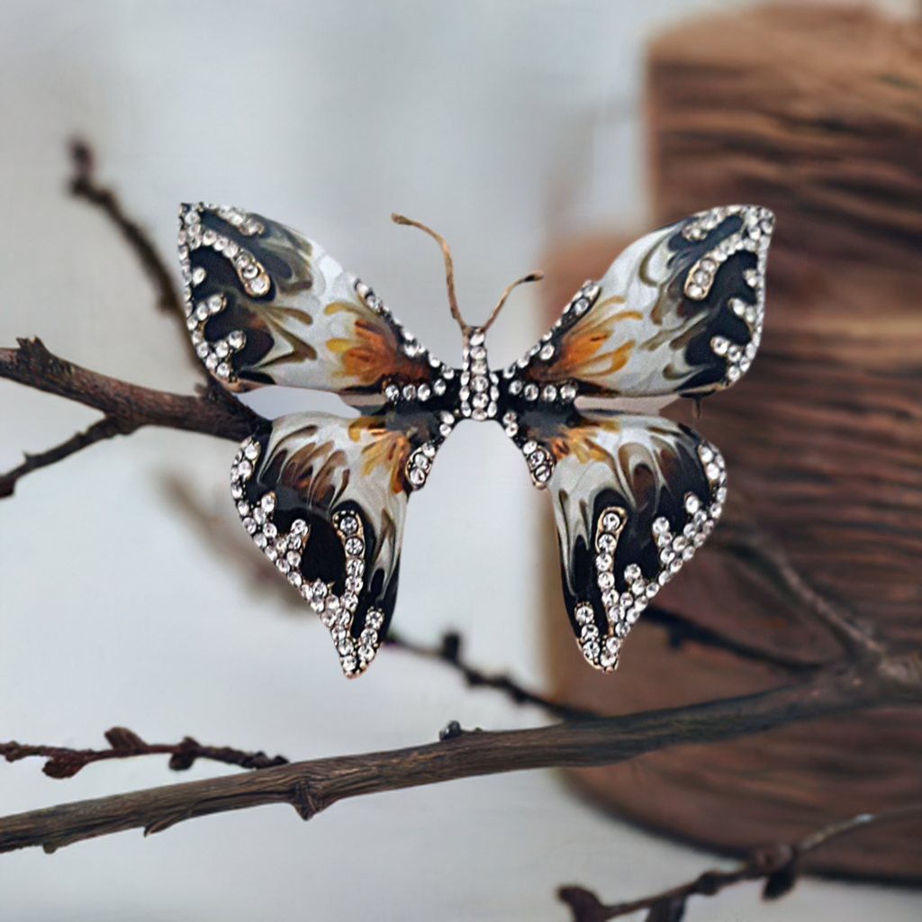 Fancy Brooch - Stunning Butterfly Rhinestones Brooch Pin