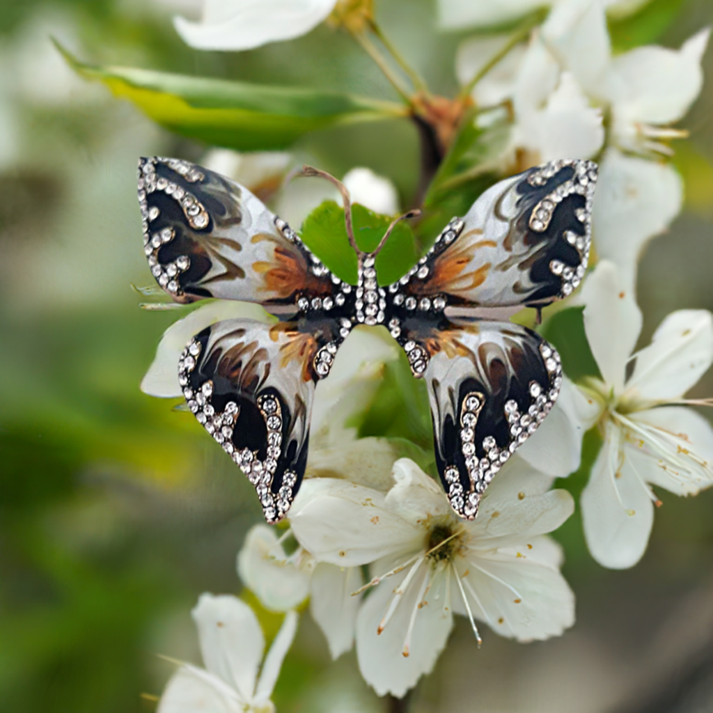 Fancy Brooch - Stunning Butterfly Rhinestones Brooch Pin